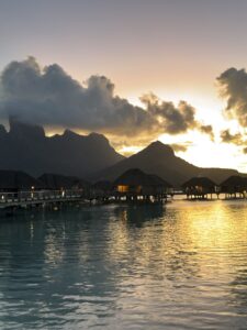 overwater bungalows Four Seasons Bora Bora